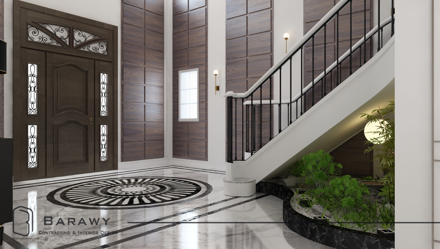 تصميم وتشطيب فيلا مودرن